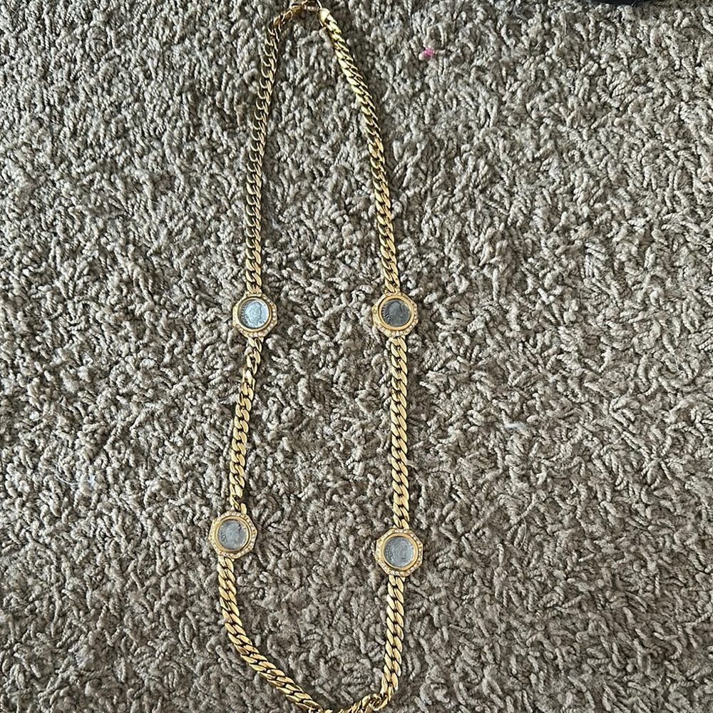 Elegant Vintage Gold Chain Necklace